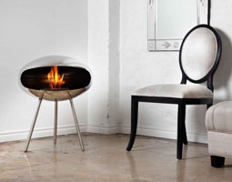 Cocoon Fires Terra Contemporary and Modern Fireplace