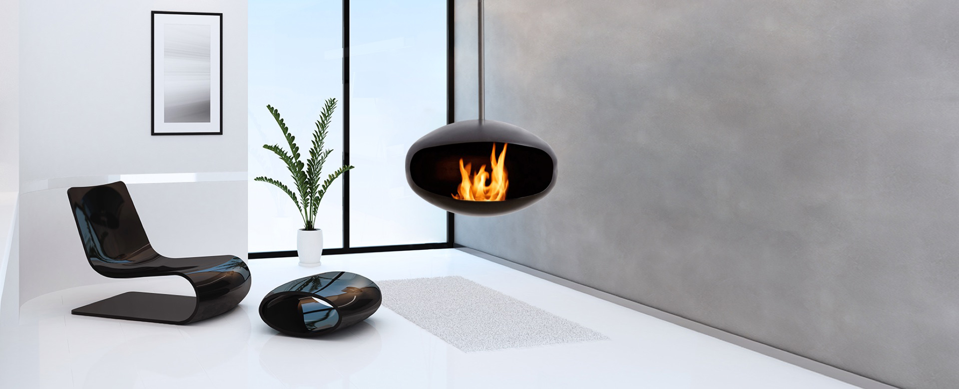 Cocoon Fires Aeris Bioethanol Fireplace