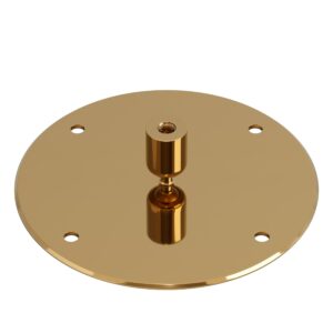 Angled Ceiling Mounting Bracket - BRASS